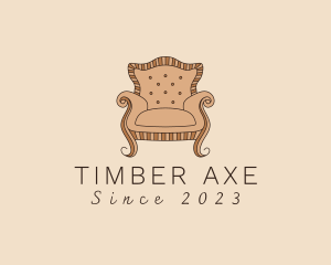 Simple Armchair Furniture logo design