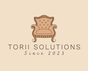 Simple Armchair Furniture logo design