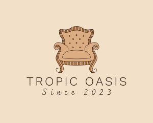 Simple Armchair Furniture logo design