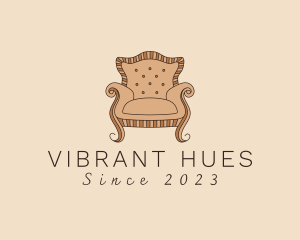 Simple Armchair Furniture logo design