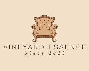 Simple Armchair Furniture logo design