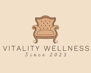 Simple Armchair Furniture logo design