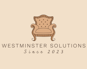 Simple Armchair Furniture logo design