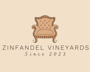 Simple Armchair Furniture logo design