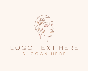 Leaves - Organic Beauty Face Spa logo design