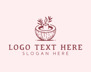 Interior Designer - Coconut Spa Candle logo design