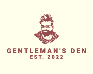 Beard Man Style Fashion logo design