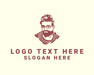 Beard Man Style Fashion Logo