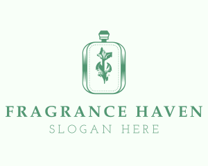 Flask Perfume Bottle logo design