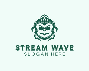 Streaming - Gaming Monkey Streaming logo design