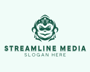 Streaming - Gaming Monkey Streaming logo design