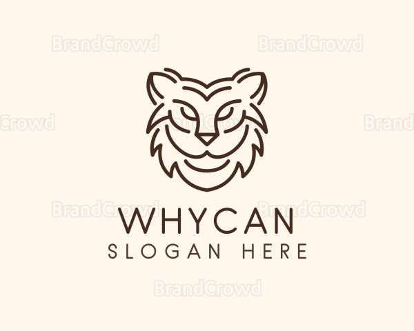 Wild Lynx Animal Logo