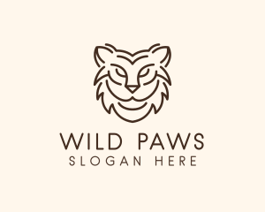 Wild Lynx Animal logo design