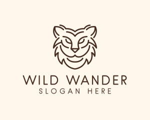 Wild Lynx Animal logo design