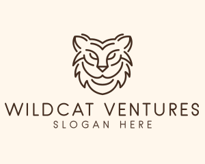 Wild Lynx Animal logo design