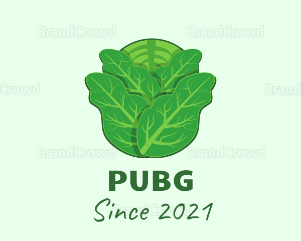 Green Leafy Cabbage Logo