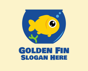 Goldfish - Big Goldfish Bowl logo design