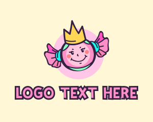 Candy Wrapper - Sweet Candy Girl logo design