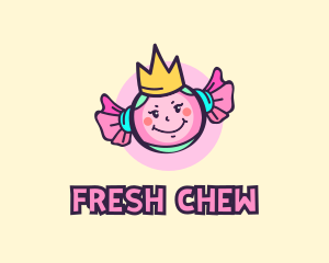 Gum - Sweet Candy Girl logo design