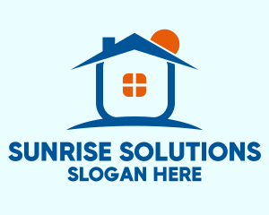 Sunrise - Sunrise House Roof logo design