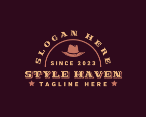 Horse Race - Cowboy Hat Saloon logo design