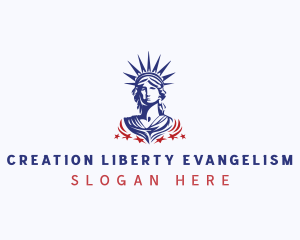 Lady Liberty USA logo design