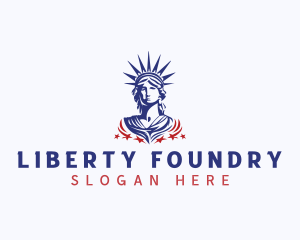 Lady Liberty USA logo design