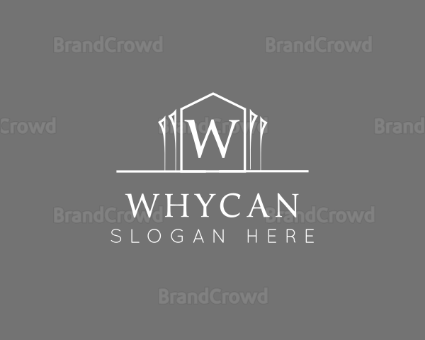 High End +House Business Logo