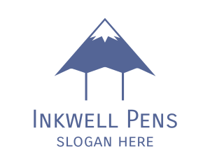 Pen - Blue Mountain Pen logo design