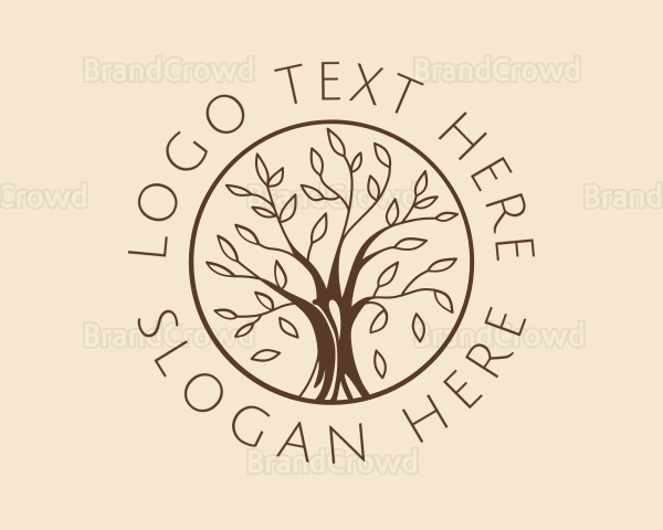 Tree Park Landscape Logo