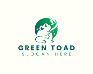 Toad - Amphibian Frog Toad logo design