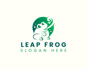 Frog - Amphibian Frog Toad logo design