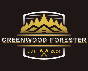 Forest Cabin Repair logo design