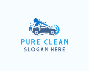 Sparkling Car Wash logo design