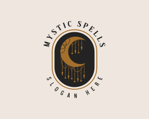 Sorcery - Mystical Bohemian Moon logo design