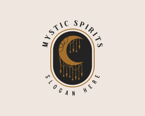 Mystical Bohemian Moon logo design