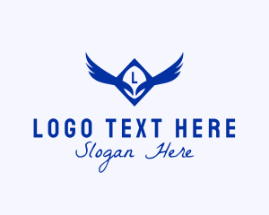 Financing - Wings Eagle Aviation Company logo design