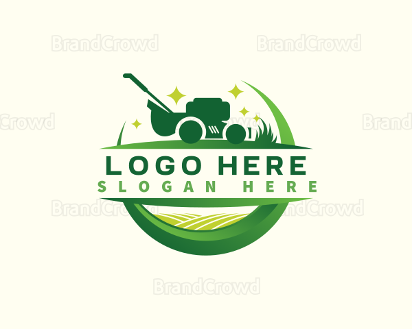 Lawn Mower Field Logo