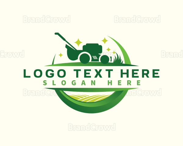 Lawn Mower Field Logo