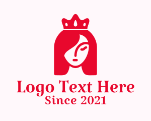 Beauty Shop - Beautiful Royal Princess logo design