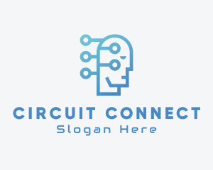 Circuit - AI Technology Circuit logo design