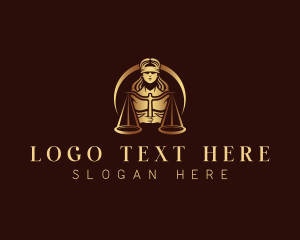 Lady - Justice Woman Lawyer logo design