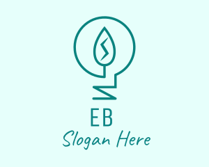 Electric - Sustainable Energy Lightbulb logo design