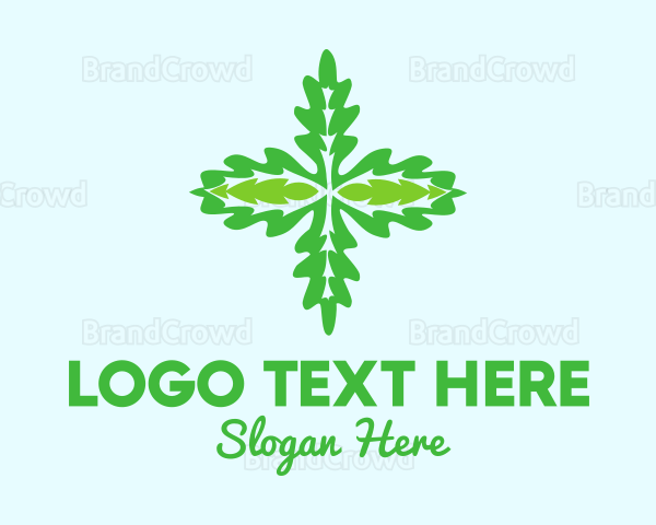 Green Organic Herb Logo