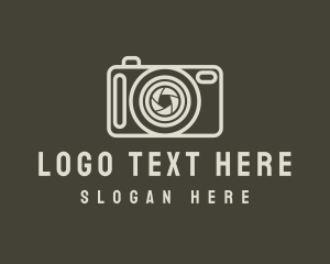 Cinema - Photography Camera Shutter logo design