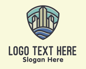 Stained Glass - Skyline Harbor Crest logo design