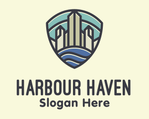 Skyline Harbor Crest logo design