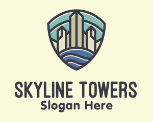 Skyline Harbor Crest logo design