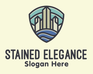 Skyline Harbor Crest logo design