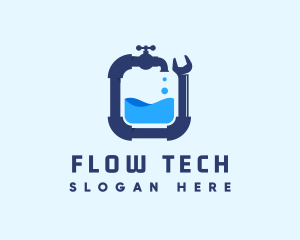 Pipe - Faucet Pipe Plumbing logo design